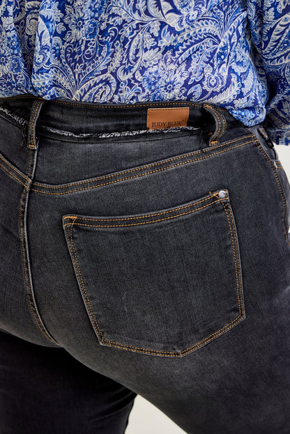 Baylee High Rise Released Hem Slim Bootcut Jeans - PLUS