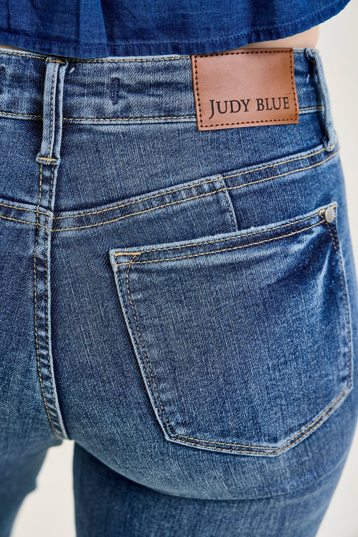 Alyson Mid Rise Tummy Control Vintage Straight Jeans