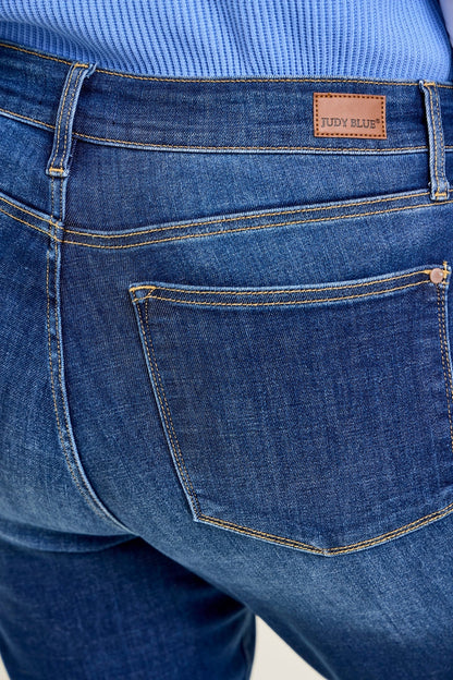 Natalie Mid Rise Non-Distressed Hem Bootcut Jeans - PLUS