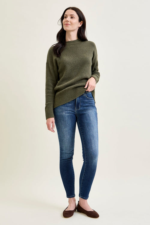 Lillian Mid Rise ThermaDENIM Skinny Jeans