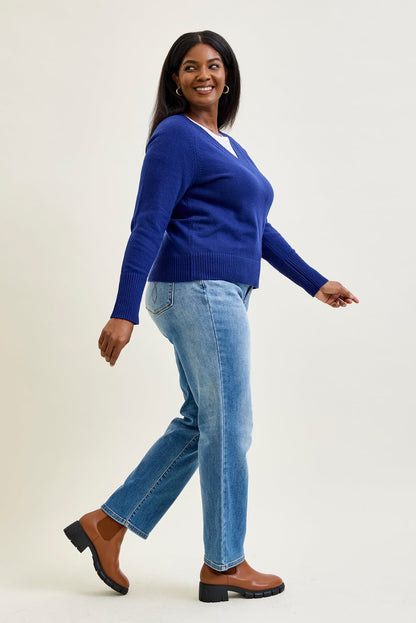 Delaney Vintage Wash ThermaDENIM Straight Fit Plus