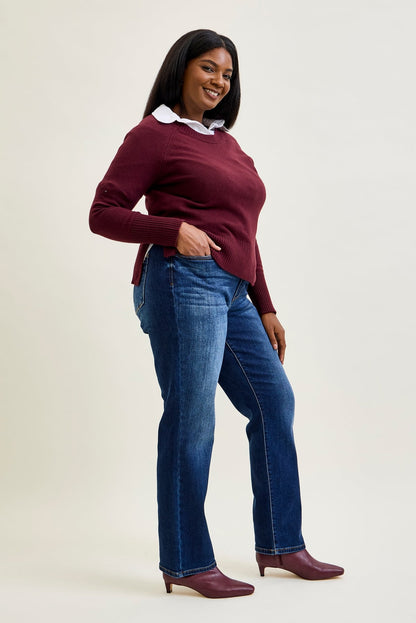 Tracy Vintage Wash ThermaDENIM Straight Fit Plus