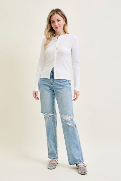 Laurel High Rise Rigid Magic 90's Straight Jeans