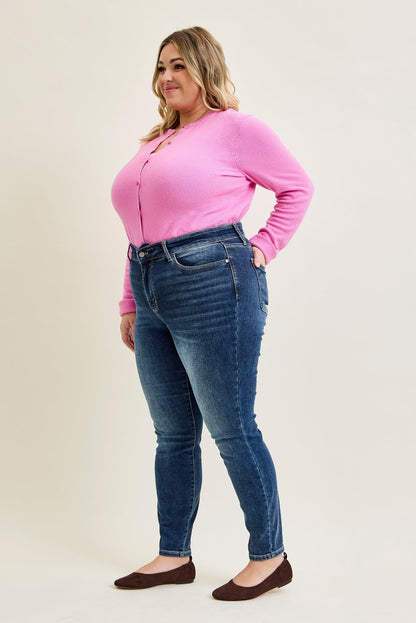 Jennifer Mid Rise ThermaDENIM Skinny Jeans - PLUS