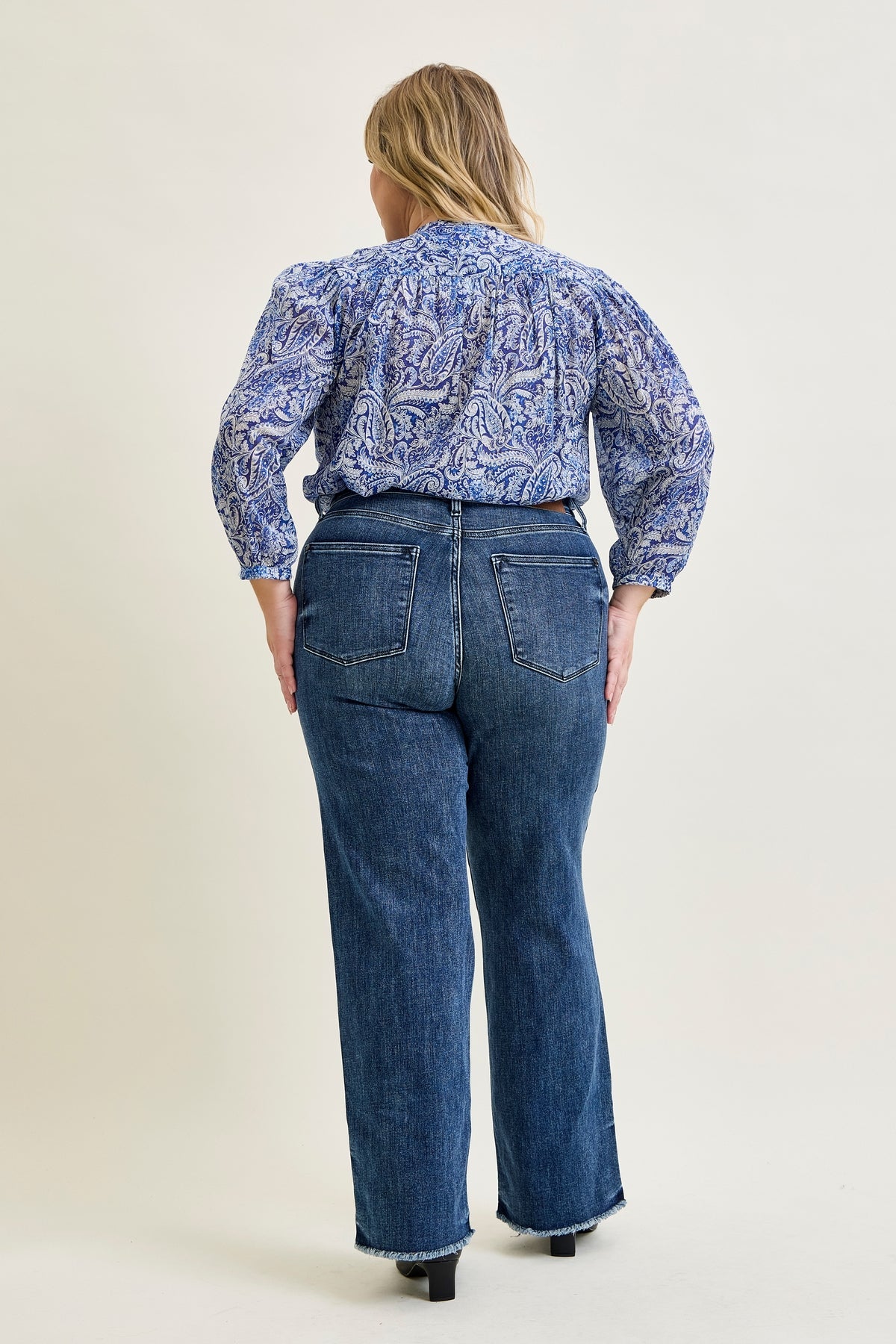 Carrie Mid Rise Wide Leg - PLUS