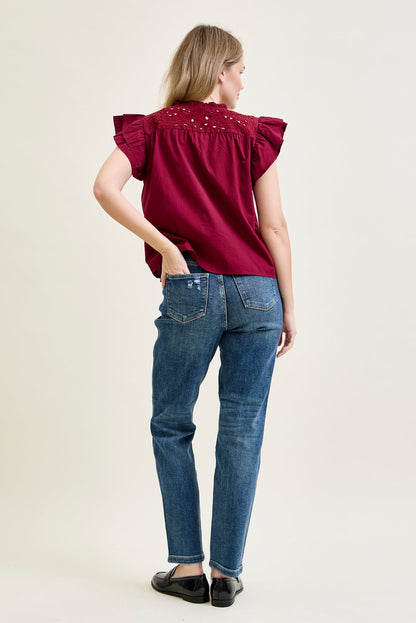 Riley High Rise Rigid Magic Straight Jeans