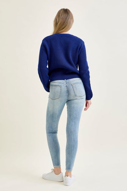 Darla Distressed Skinny Jeans