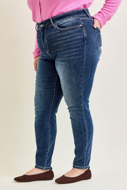 Jennifer Mid Rise ThermaDENIM Skinny Jeans - PLUS