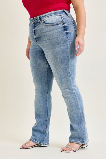 Ashley Mid Rise Bootcut Jeans - PLUS