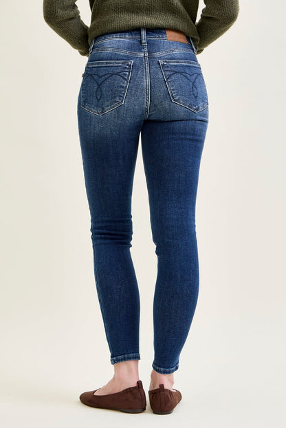 Lillian Mid Rise ThermaDENIM Skinny Jeans