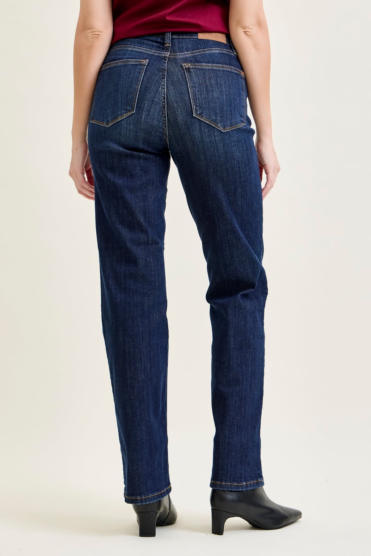 Paisley High Rise Straight Fit Classic Jeans