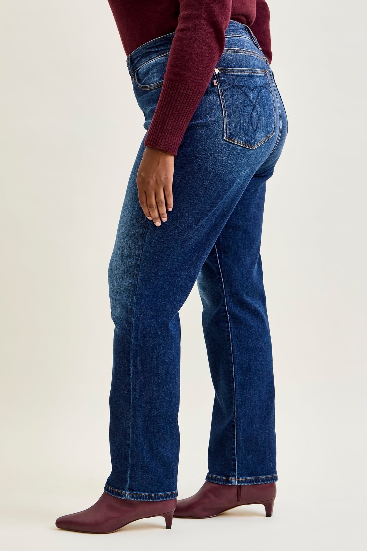 Tracy Vintage Wash ThermaDENIM Straight Fit - PLUS