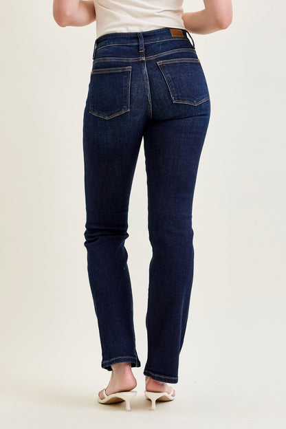 Elsy Whiskered Bootcut Jeans (32" Inseam)