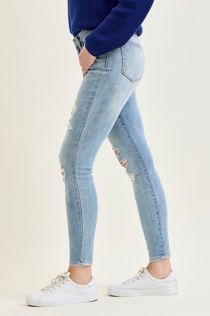 Darla Distressed Skinny Jeans