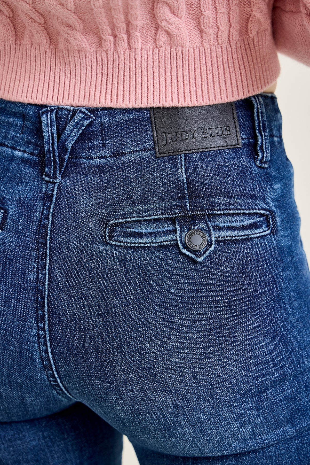 Kathy Mid Rise Bootcut Trousers with TC & Welt Pockets